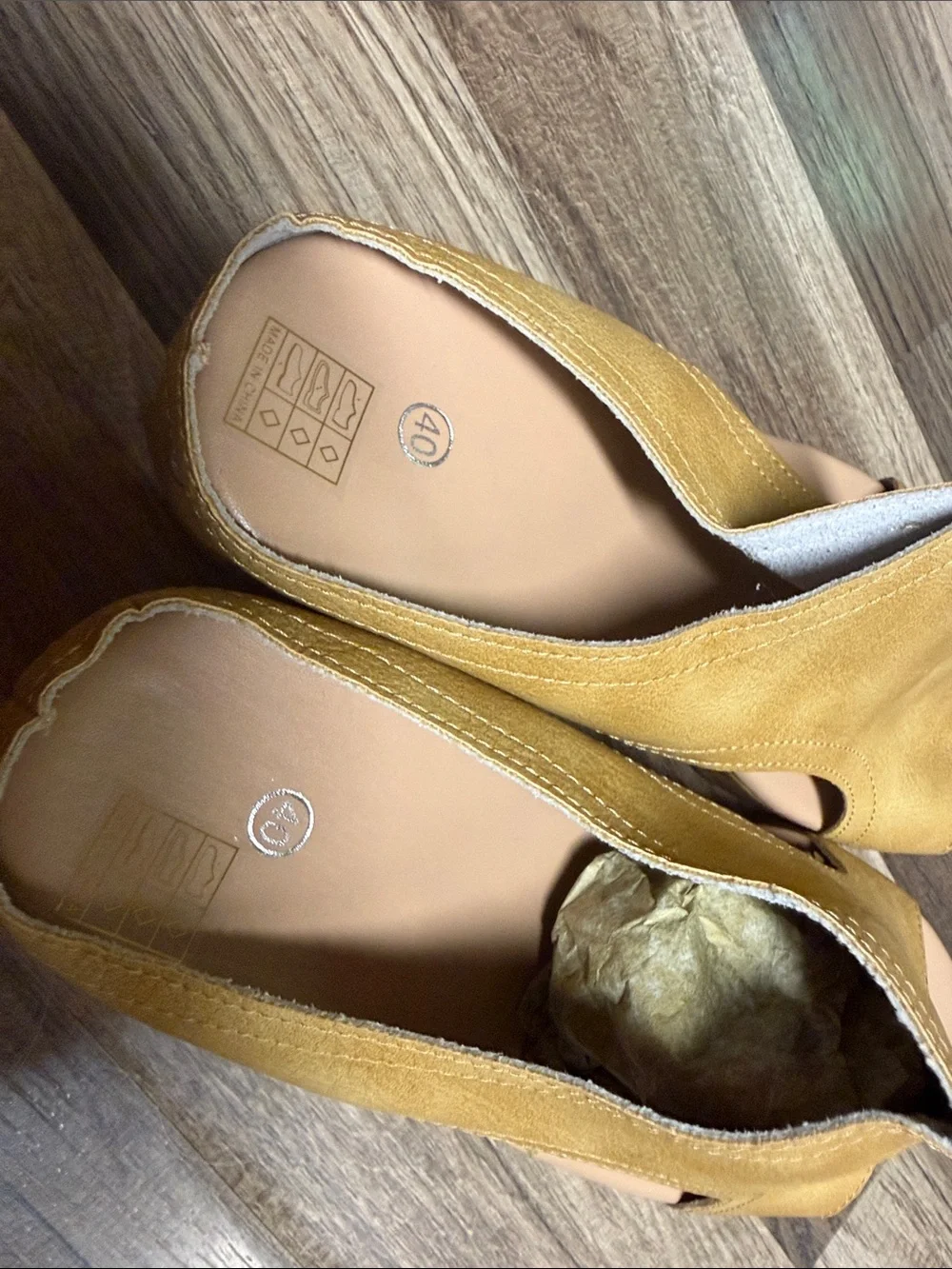Women’s Mustard Yellow Wedge Sandals